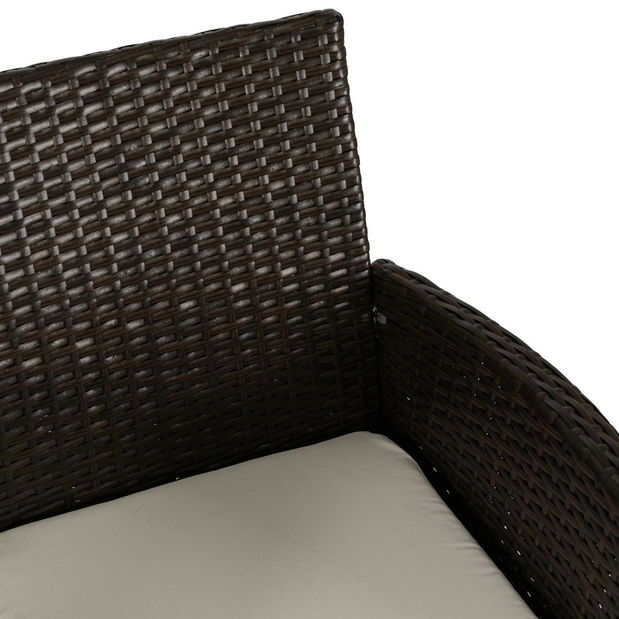 Vrtna sofa Kraft (smeđa) 