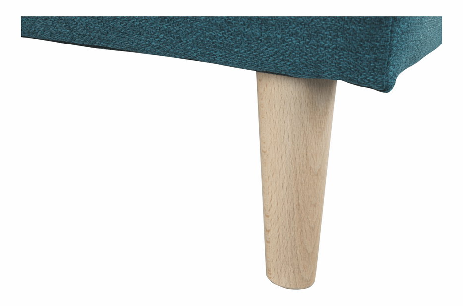 Sedacia súprava v tvare U Vellin (tyrkysová) (L)