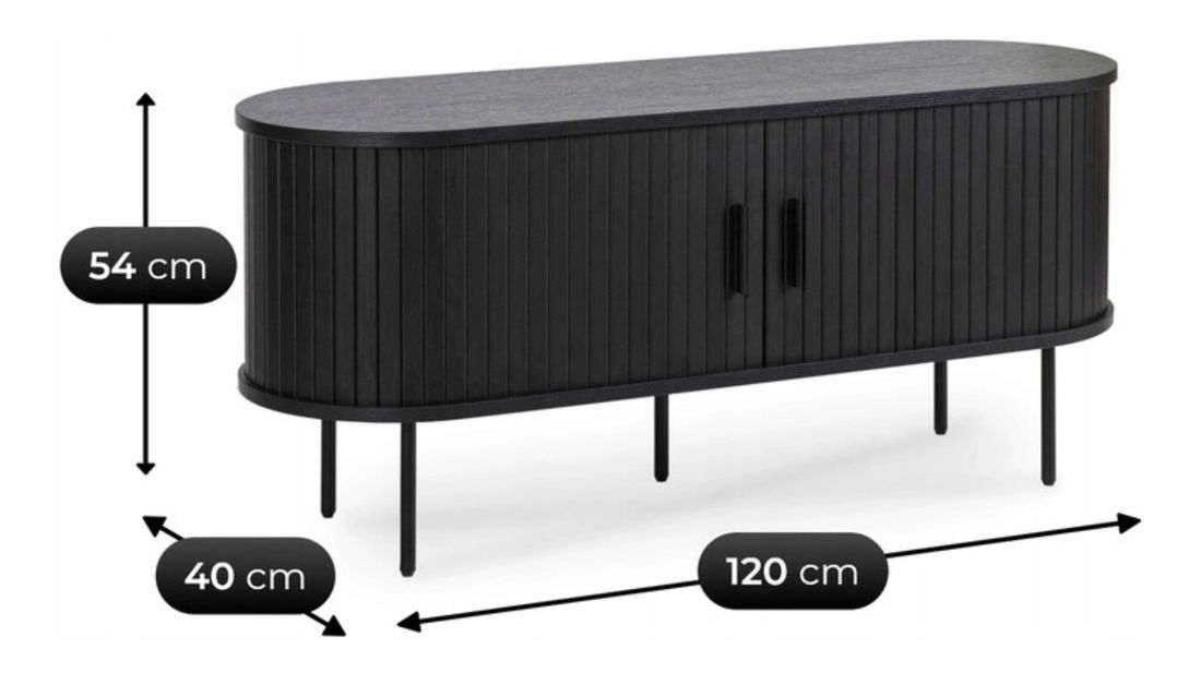 Comodă TV Trisha (negru)