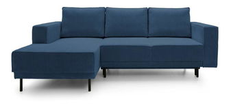 Kutna garnitura Rodriguez mini (L) (mornarsko plava + crna)