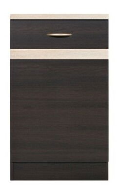 Dolná kuchynská skrinka BRW Junona line D1D/50/82/P (Wenge + Dub sonoma)