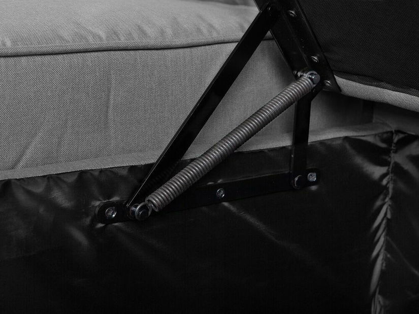 Rohová sedačka Narpes (svetlosivá) (s úl. priestorom) (L)