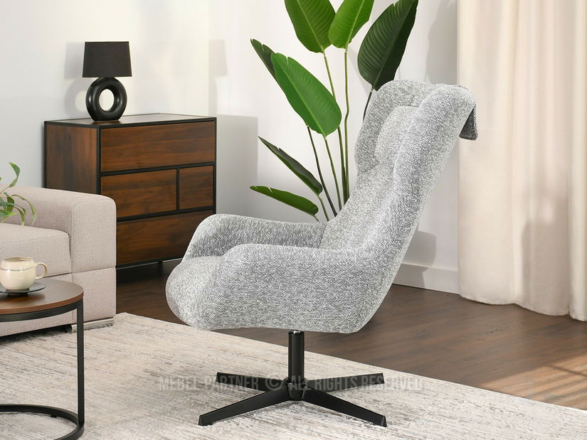 Fotoliu Irma (gri + negru)