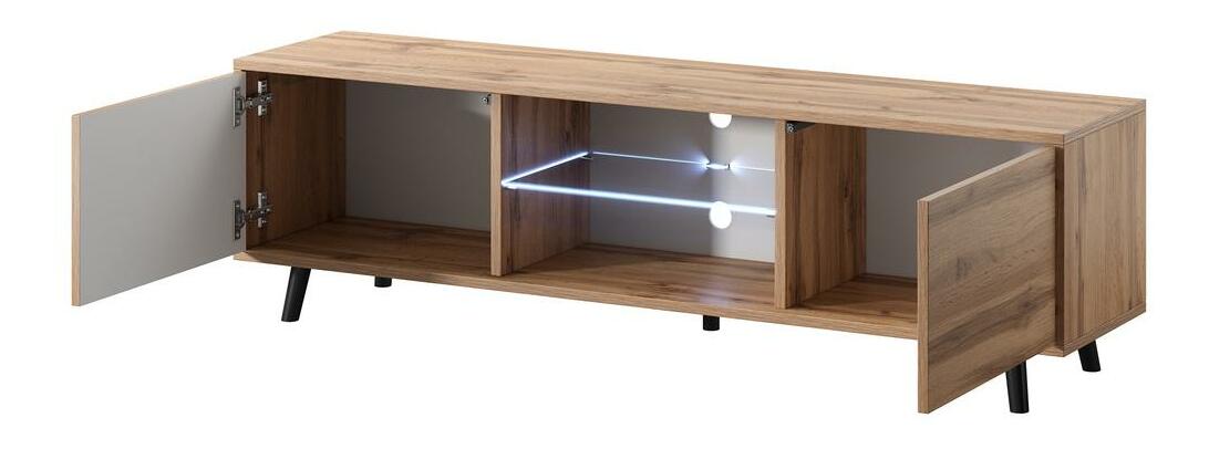Masă TV Leiros (cu iluminat) (stejar wotan)