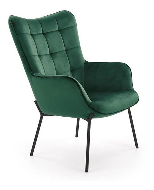 Kreslo Camie (tmavozelená)