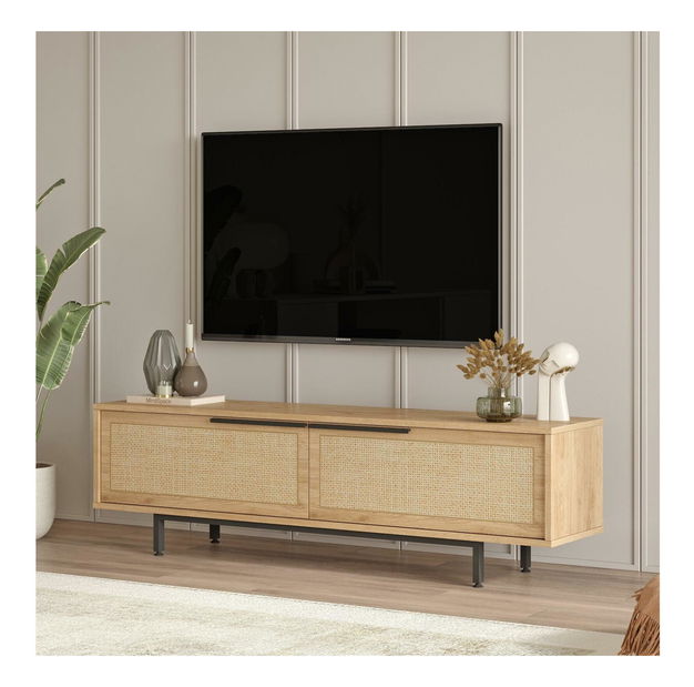 Masă TV/Dulap Nimelo 7 (nuc + stejar)