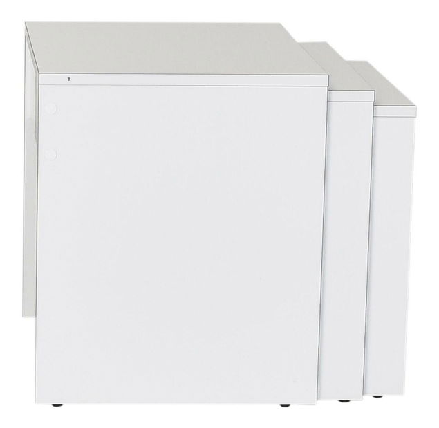 Set 3buc. măsuțe cafea Losuku 2 (alb) 