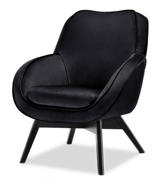 Relax fotel Merch (fekete)