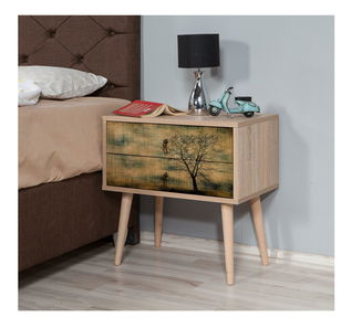 Nočný stolík Sopatu 2 (dub sonoma)