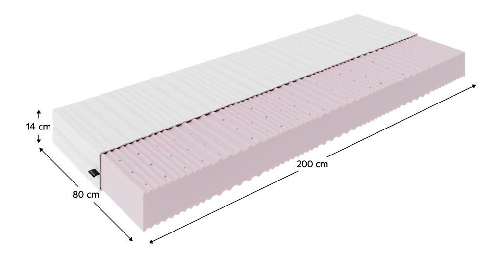 Saltea spumă 80x200 cm Maigret (T3)