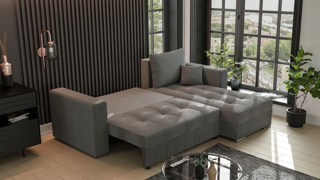 Colțar Josie (D) (Gri)