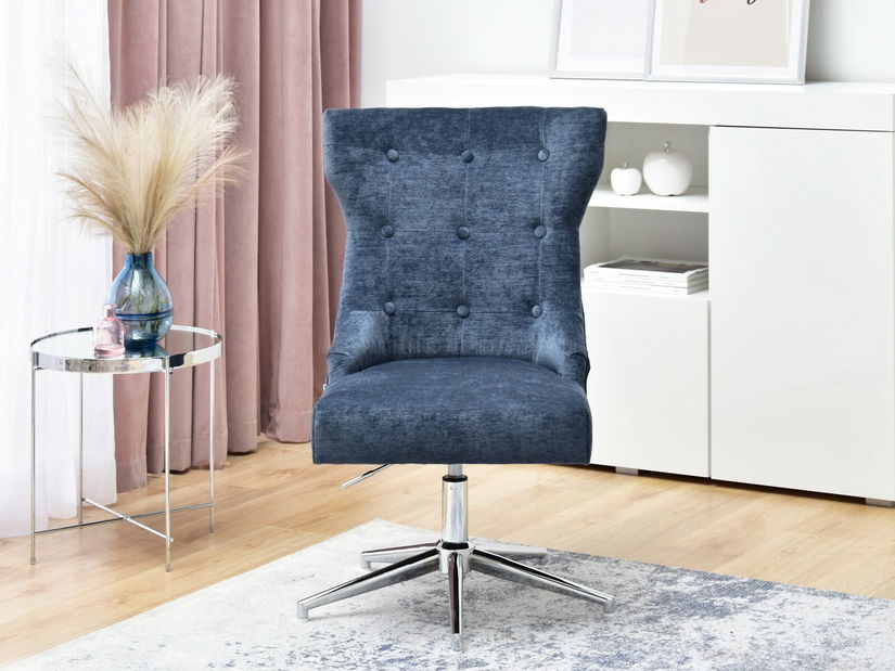 Kreslo Elza (modrá + čierna)