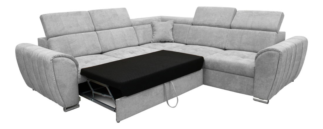 Rohová sedačka BRW Grenade (svetlosivá) (P)