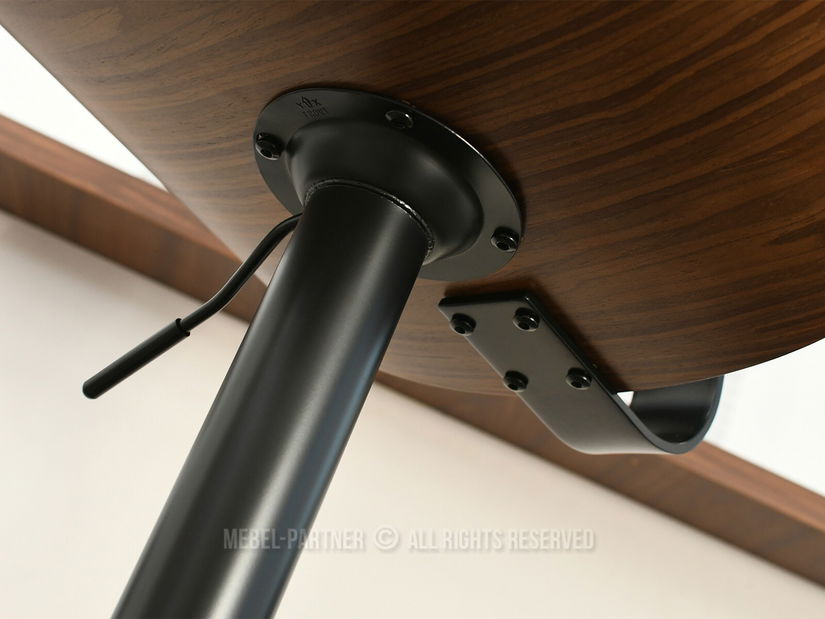 Stolička Hitman (orech tmavý + čierna)