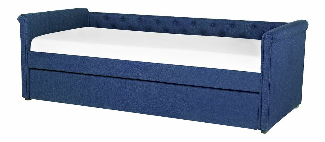 Pat extensibil 80 cm LISABON (cu somieră) (albastru)