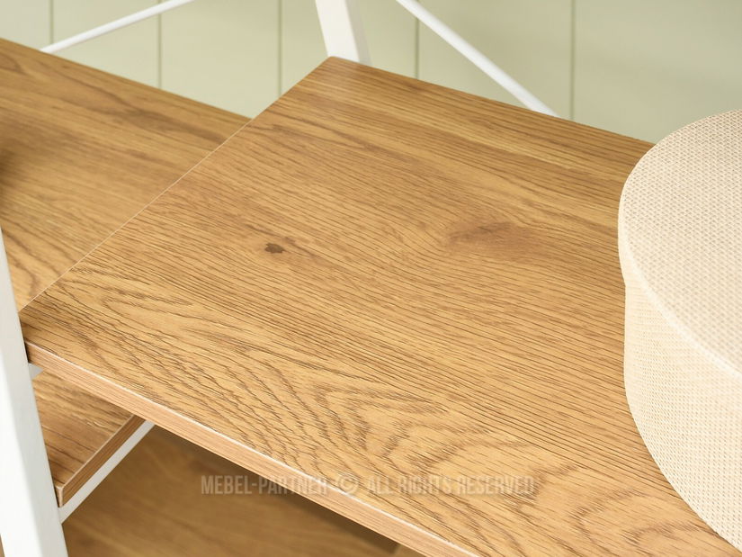 Raft Gecon Reg (stejar + alb)