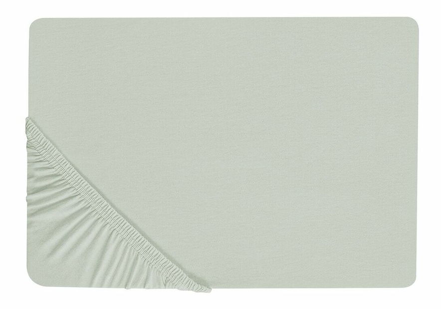 Cearceaf pentru pat 90 x 200 cm Januba (verde deschis)