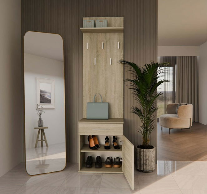 Set mobilier hol Dialogos 2 (stejar sonoma)