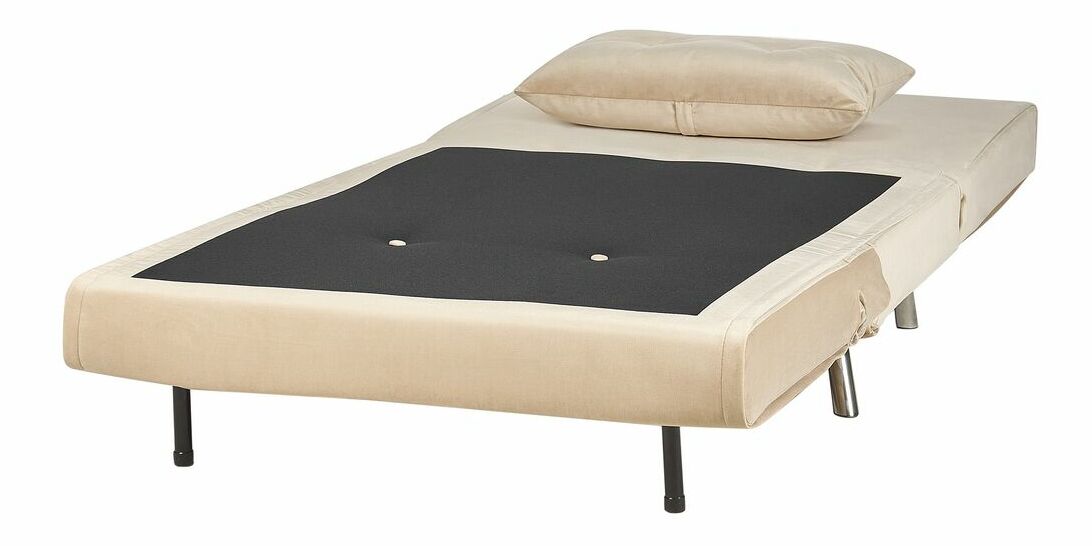 Széthúzható fotel Finnegan (bézs)