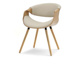 Blagovaonska stolica Busque (bež + hrast)