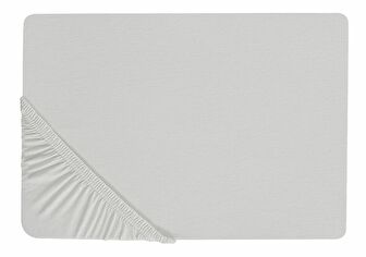Plachta na posteľ 200 x 200 cm Januba (svetlosivá)