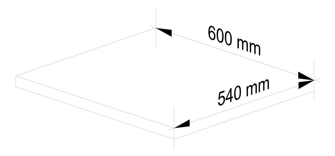 Munkalap Lula S60 (fehér)