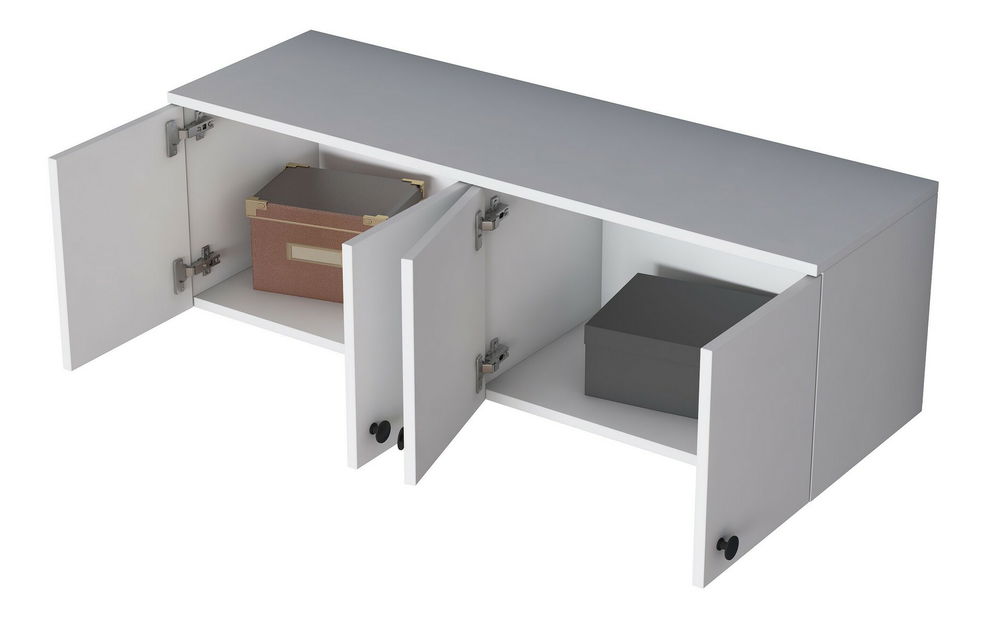 Dulap superior de bucătărie Eano (alb)