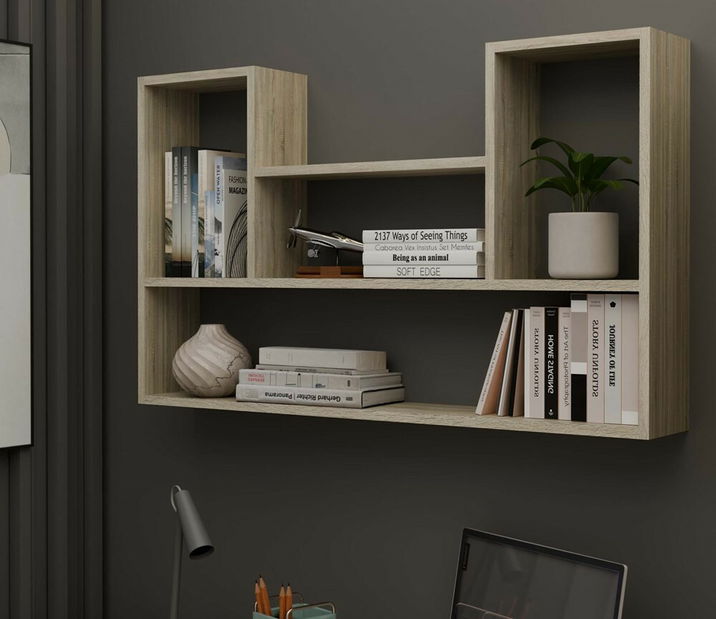 Zidna polica Batiscafo 2 (hrast sonoma)