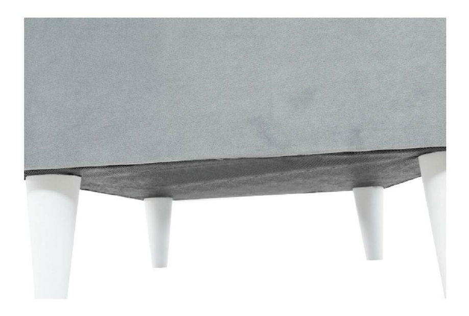 Taburetka Repetidas (svetlosivá + biela) 