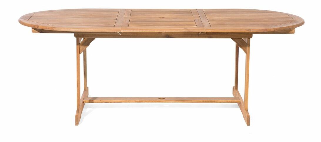 Set de masă pentru grădină Mali (lemne deschis) (perne gri)