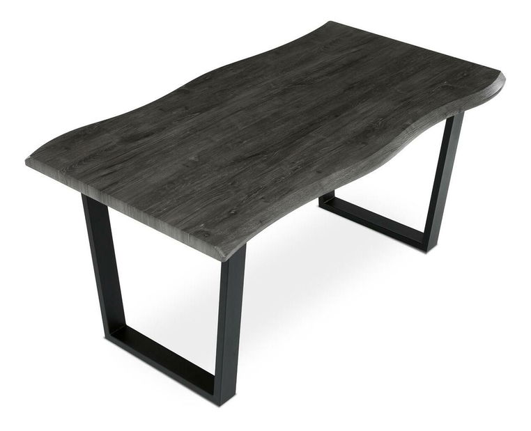 Masă sufragerie Hombros 2 (stejar gri) (pentru 6 persoane)