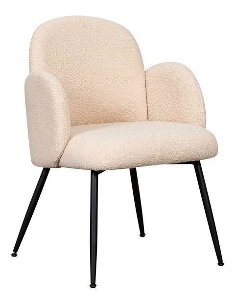 Jedálenská stolička Smith (svetlobéžová + čierna)