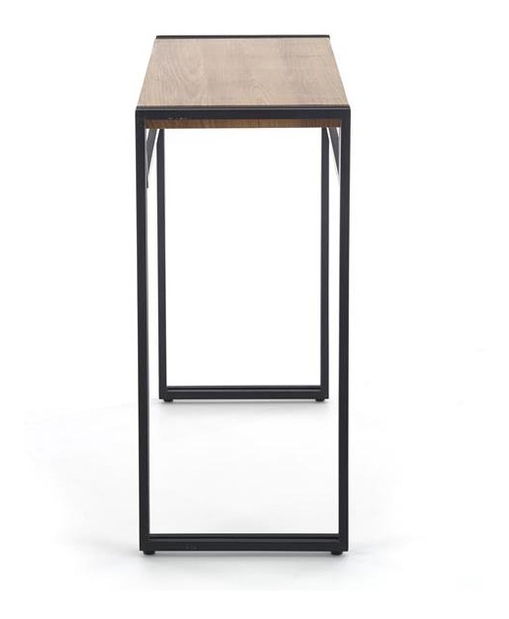 PC stolić Booker (prirodno drvo + crna)