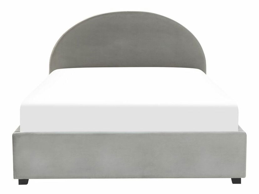 Manželská posteľ 160 cm Verena (sivá) (s roštom a úložným priestorom)