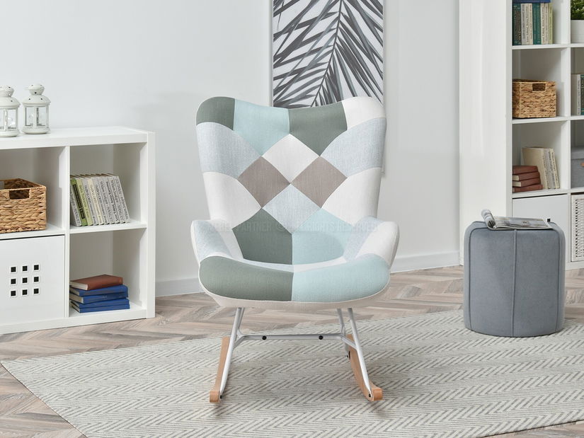 Fotel Sibyla (patchwork + fekete bükk)