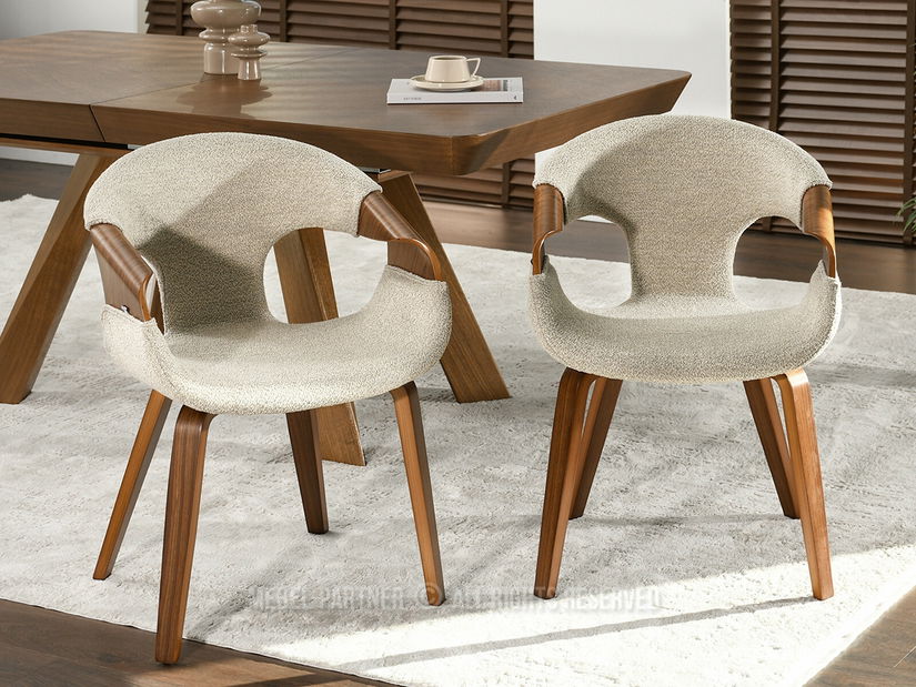 Scaun sufragerie Kwasnuwski (bej)