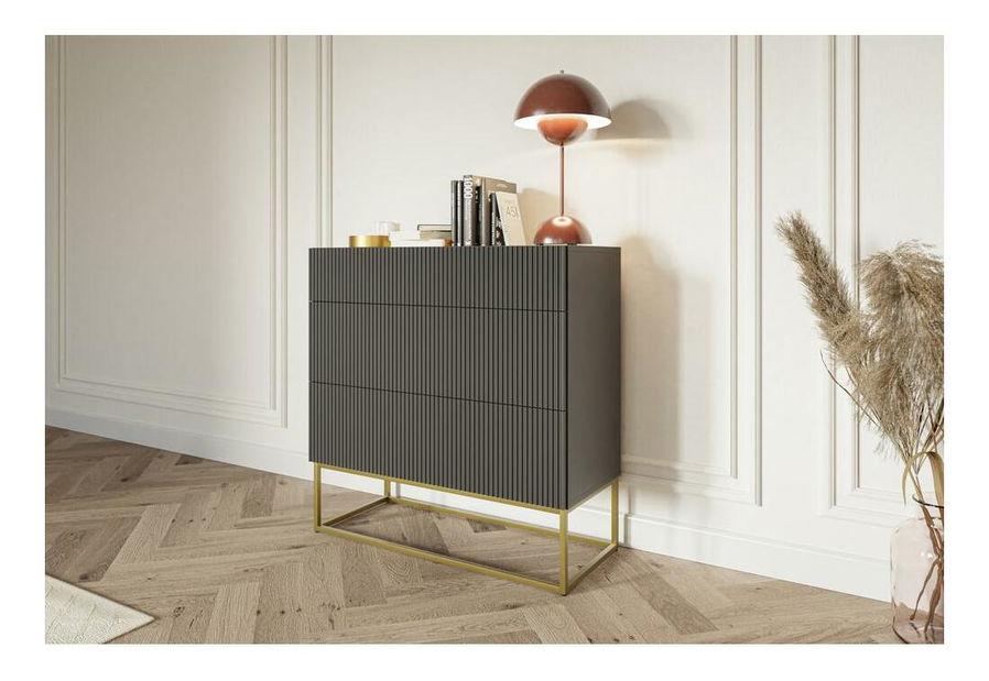 Komoda Vertigo V8 (čierna)