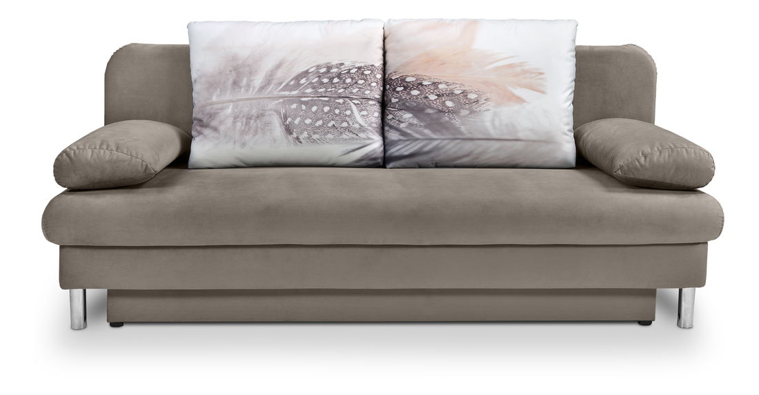 Pohovka trojsedačka BRW Karo III Lux 3DL (hnedá)