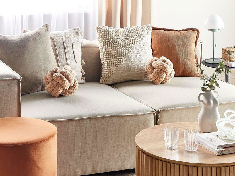 Ozdobný vankúš 19 x 19 cm Malnia (béžová)