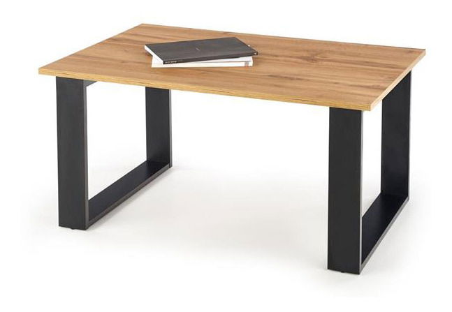 Konferenčný stolík Lena (čierna + dub wotan)