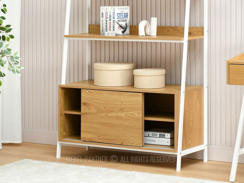 Regal Babs (hrast + bijela)