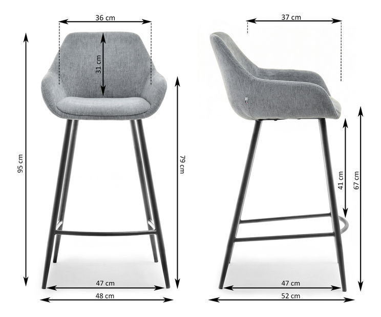 Stolica Miguel (crna)