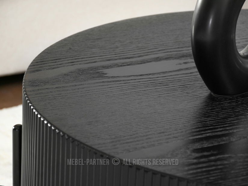 Măsuță de cafea Nixi (lemn negru + negru)