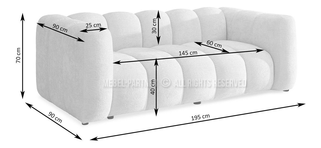 Dvosjed Ocupan (krem + crna)