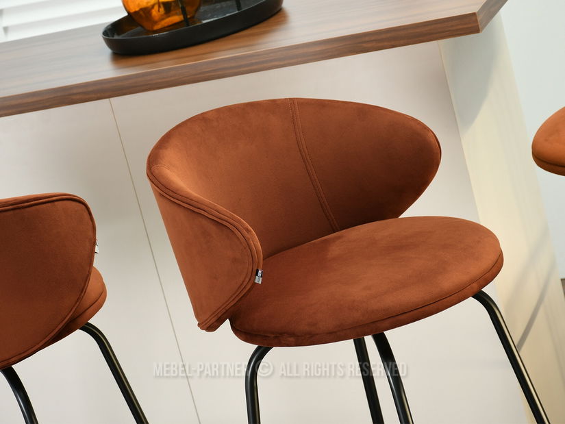 Scaun bar Japassie (negru)