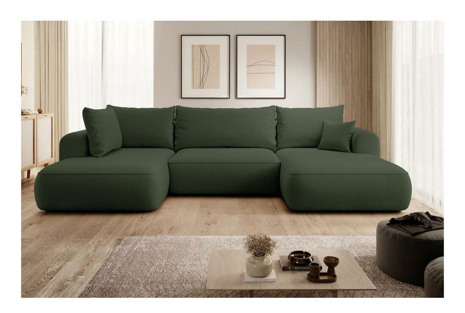 Colțar în formă de U Olivo U (S) (verde + negru)