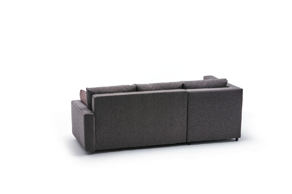 Kutna sofa na razvlačenje Elnath (smeđa) (L)