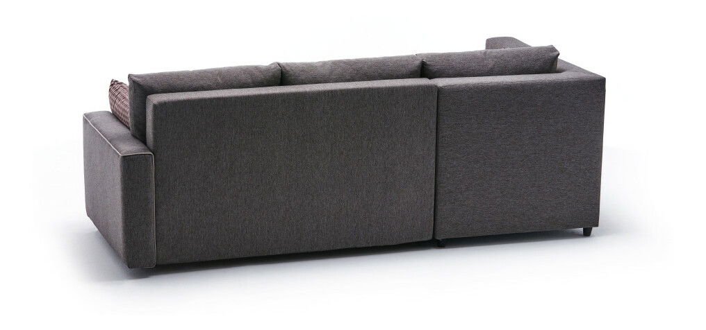 Rohová sedačka Emilie (hnedá) (L)