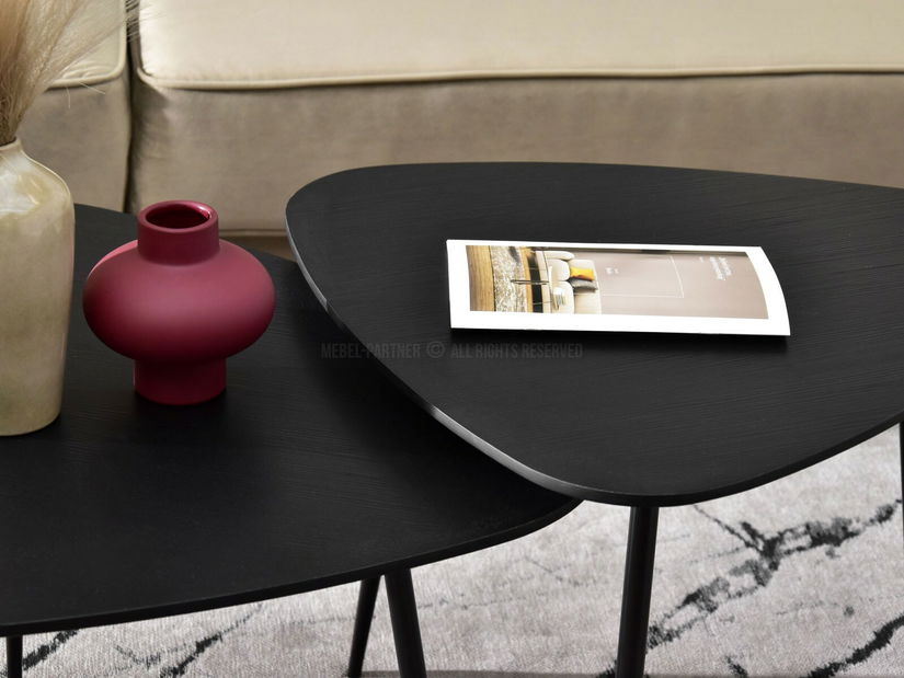 Dohányzóasztal Rossi Zest Xl (fekete)