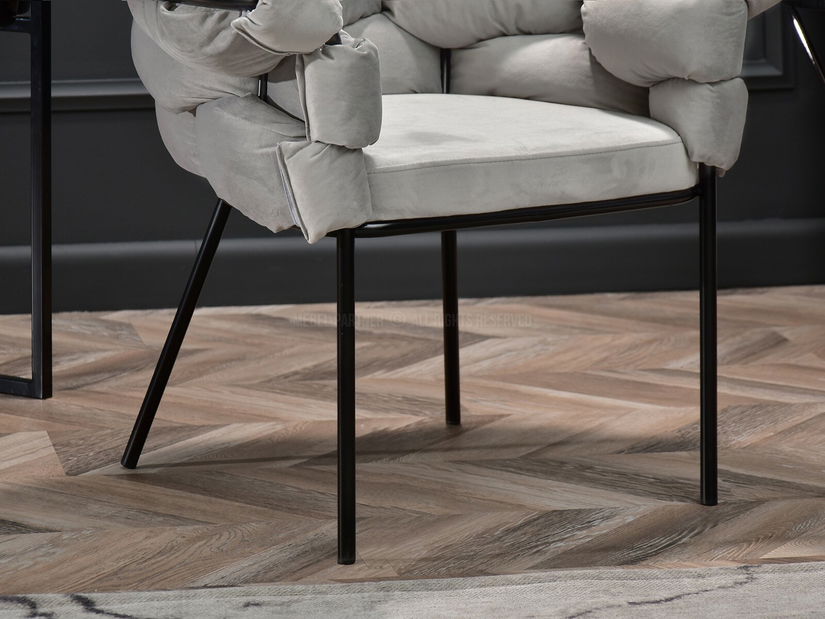 Relax fotel Piplio (szürke + fekete)